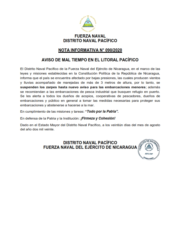mal tiempo
